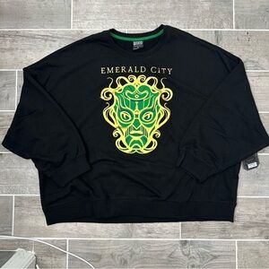 Wicked Emerald City Black Sweater